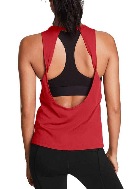Yoga Tops with Open Back