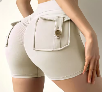 Sleek Yoga Pocket Shorts