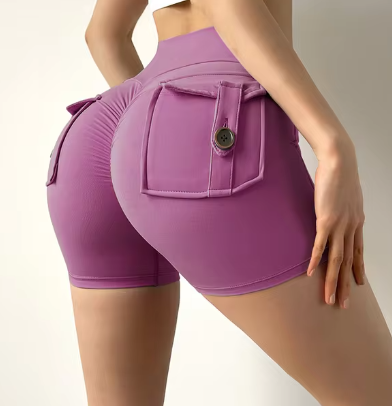 Sleek Yoga Pocket Shorts