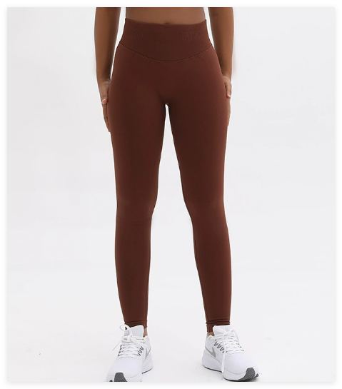 Seamless High Waist Peach Yoga Leggings