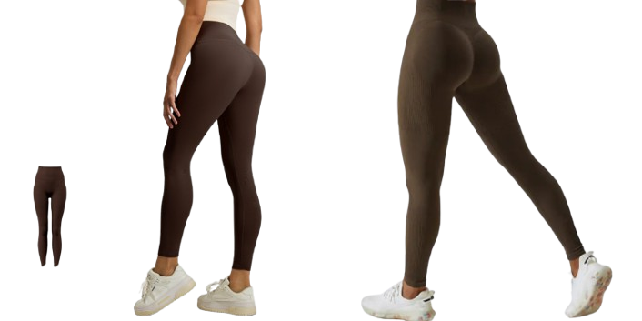 Seamless High Waist Peach Yoga Leggings