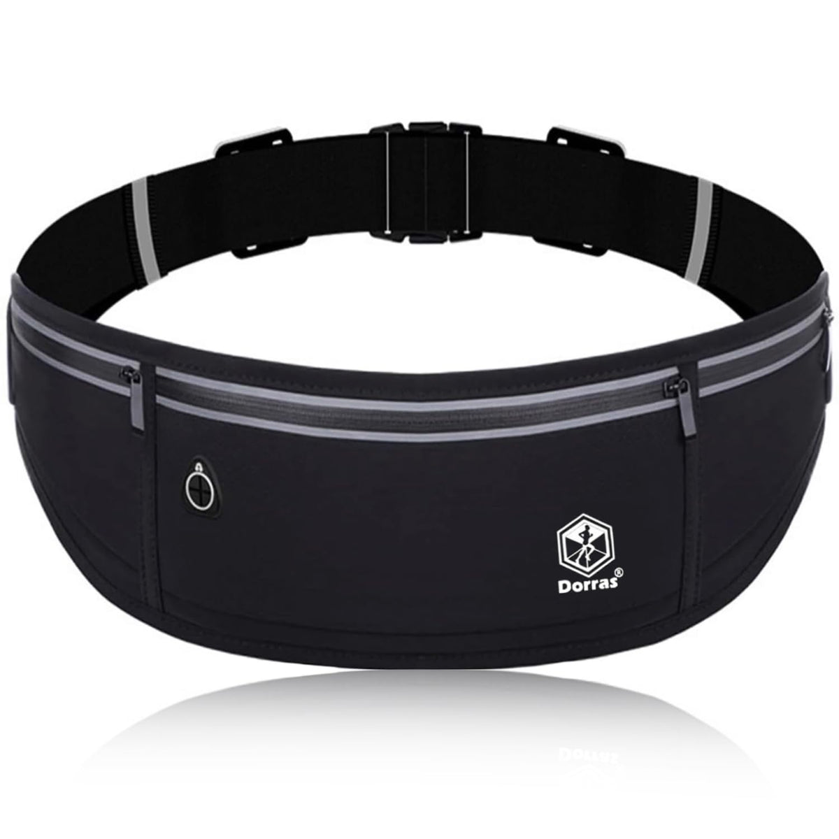 Slim Running Belt Running Fanny Pack Running Phone Holder Fanny Packs for Women & Men Runners Belt Waist Pack Bag for Running Hiking Traveling Sports