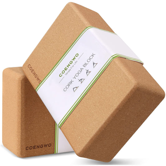 Cork Yoga Block  Set of 2 Eco-Friendly Yoga Blocks