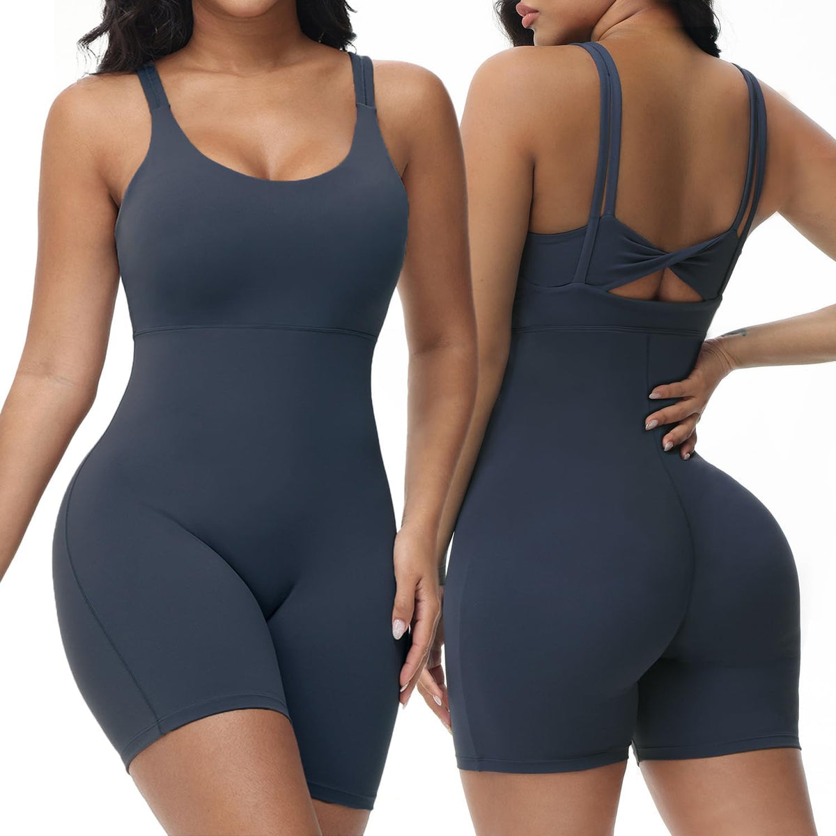 Womens Back Knotted Jumpsuit