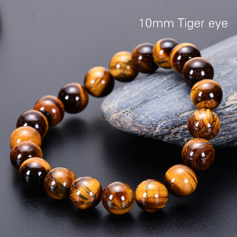 Natural Grade A Yellow Tiger's Eye Yoga Bracelet