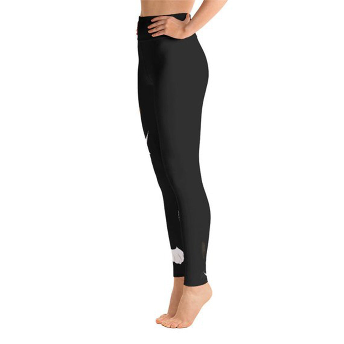 Yoga Leggings with Cat Print